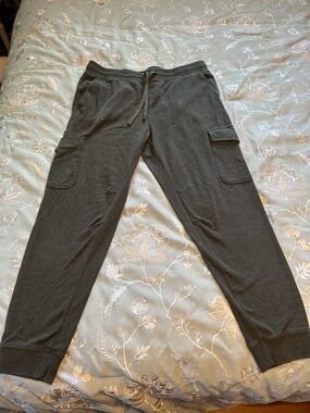 Faherty Dark Charcoal Cargo Sweatpants
